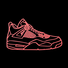 Load image into Gallery viewer, Air Jordan 4 Inspired Wall Piece 2D