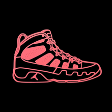 Load image into Gallery viewer, Air Jordan 9 Inspired Wall Piece 2D