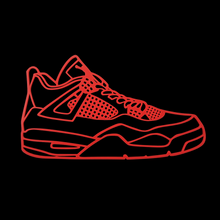 Load image into Gallery viewer, Air Jordan 4 Inspired Wall Piece 2D