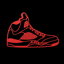 Load image into Gallery viewer, Air Jordan 5 Inspired Wall Piece 2D