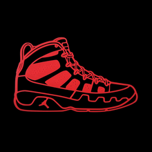 Load image into Gallery viewer, Air Jordan 9 Inspired Wall Piece 2D