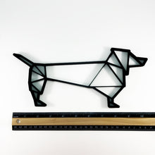 Load image into Gallery viewer, Dachshund Geometric Wall Art 2D Sausage dog