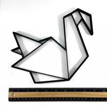 Load image into Gallery viewer, Swan Geometric Wall Art 2D