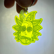 Load image into Gallery viewer, Psychedelic Rick Keychain