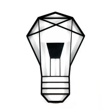 Load image into Gallery viewer, Light Bulb Geometric Wall Art 2D
