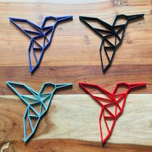 Load image into Gallery viewer, Hummingbird Geometric Wall Art 2D