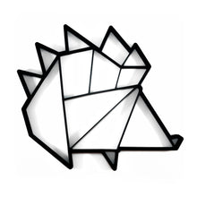 Load image into Gallery viewer, Hedgehog Geometric Wall Art 2D
