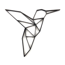 Load image into Gallery viewer, Hummingbird Geometric Wall Art 2D
