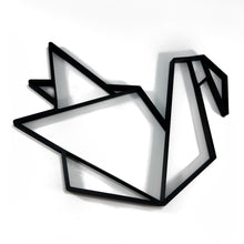 Load image into Gallery viewer, Swan Geometric Wall Art 2D