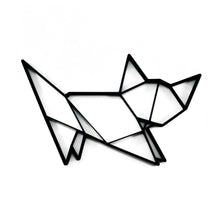 Load image into Gallery viewer, Kitty Cat Geometric Wall Art 2D