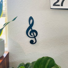Load image into Gallery viewer, G Clef Wall Piece 2D