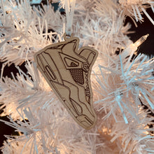 Load image into Gallery viewer, Air Jordan 4 inspired Wooden Sneaker Ornament