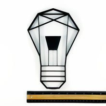 Load image into Gallery viewer, Light Bulb Geometric Wall Art 2D