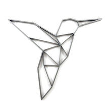 Load image into Gallery viewer, Hummingbird Geometric Wall Art 2D