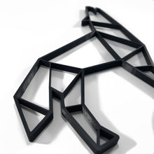 Load image into Gallery viewer, Howling Wolf Geometric Wall Art 2D