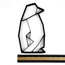 Load image into Gallery viewer, Penguin Geometric Bird Wall Art 2D