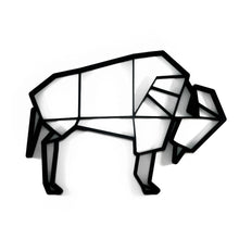 Load image into Gallery viewer, Bison Geometric Wall Art 2D