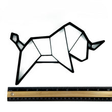 Load image into Gallery viewer, Bull Geometric Wall Art 2D