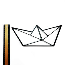 Load image into Gallery viewer, Paper Boat Geometric Wall Art 2D