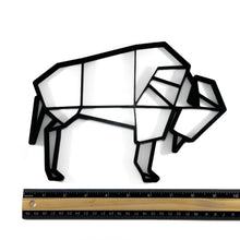 Load image into Gallery viewer, Bison Geometric Wall Art 2D