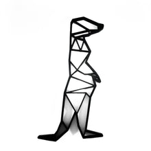 Load image into Gallery viewer, Meerkat Geometric Wall Art 2D