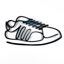 Load image into Gallery viewer, Superstar Inspired Line Art Sneaker Wall Piece 2D