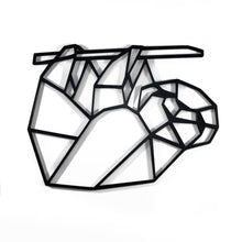 Load image into Gallery viewer, Sloth Geometric Wall Art 2D