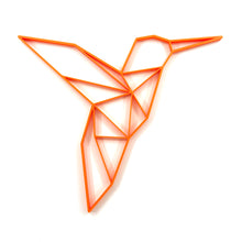 Load image into Gallery viewer, Hummingbird Geometric Wall Art 2D
