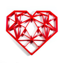 Load image into Gallery viewer, Geometric Heart 2D