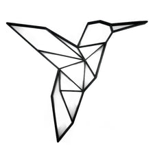 Load image into Gallery viewer, Hummingbird Geometric Wall Art 2D