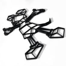 Load image into Gallery viewer, Geometric Mouse standing Wall Art 2D