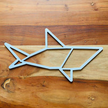 Load image into Gallery viewer, Shark Geometric Wall Art Wood XL