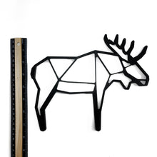Load image into Gallery viewer, Moose Geometric Wall Art 2D