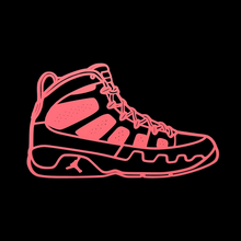 Load image into Gallery viewer, Air Jordan 9 Inspired Wall Piece 2D
