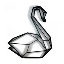 Load image into Gallery viewer, Swan #2 Geometric Wall Art 2D
