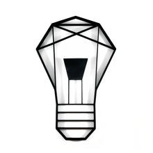 Load image into Gallery viewer, Light Bulb Geometric Wall Art 2D
