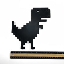Load image into Gallery viewer, Chrome T-Rex Wall Art 2D
