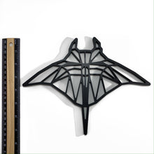 Load image into Gallery viewer, Manta Ray Geometric Wall Art 2D
