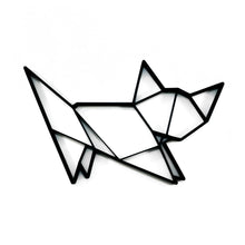 Load image into Gallery viewer, Kitty Cat Geometric Wall Art 2D
