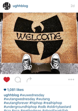 Load image into Gallery viewer, Wu Tang Welcome Doormat
