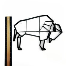 Load image into Gallery viewer, Bison Geometric Wall Art 2D
