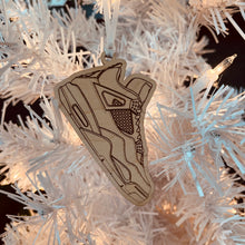 Load image into Gallery viewer, Air Jordan 4 inspired Wooden Sneaker Ornament
