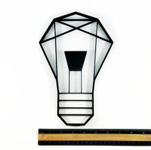 Load image into Gallery viewer, Light Bulb Geometric Wall Art 2D
