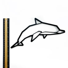Load image into Gallery viewer, Dolphin Geometric Wall Art 2D
