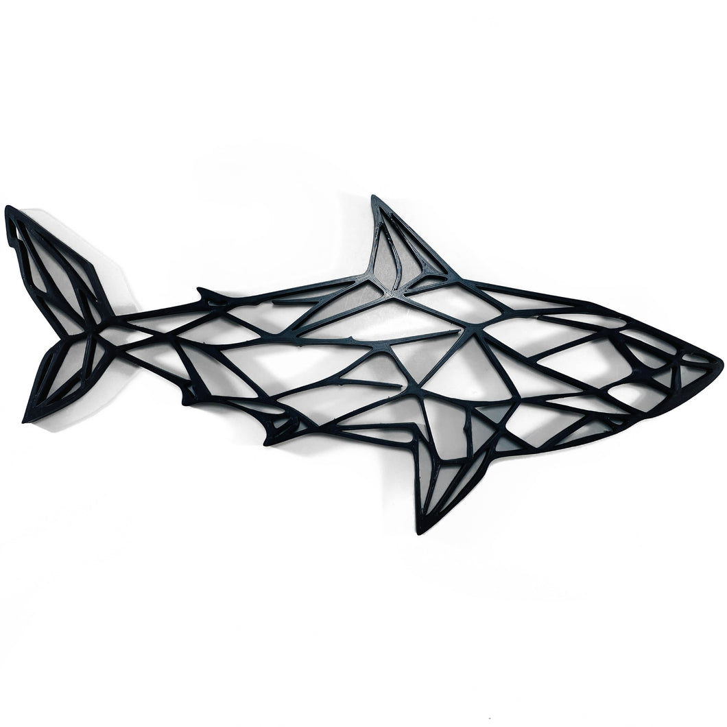 Shark #3 Geometric Wall Art 2D