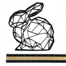 Load image into Gallery viewer, Rabbit Geometric Wall Art 2D Bunny
