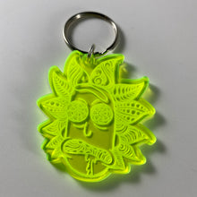 Load image into Gallery viewer, Psychedelic Rick Keychain

