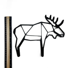 Load image into Gallery viewer, Moose Geometric Wall Art 2D

