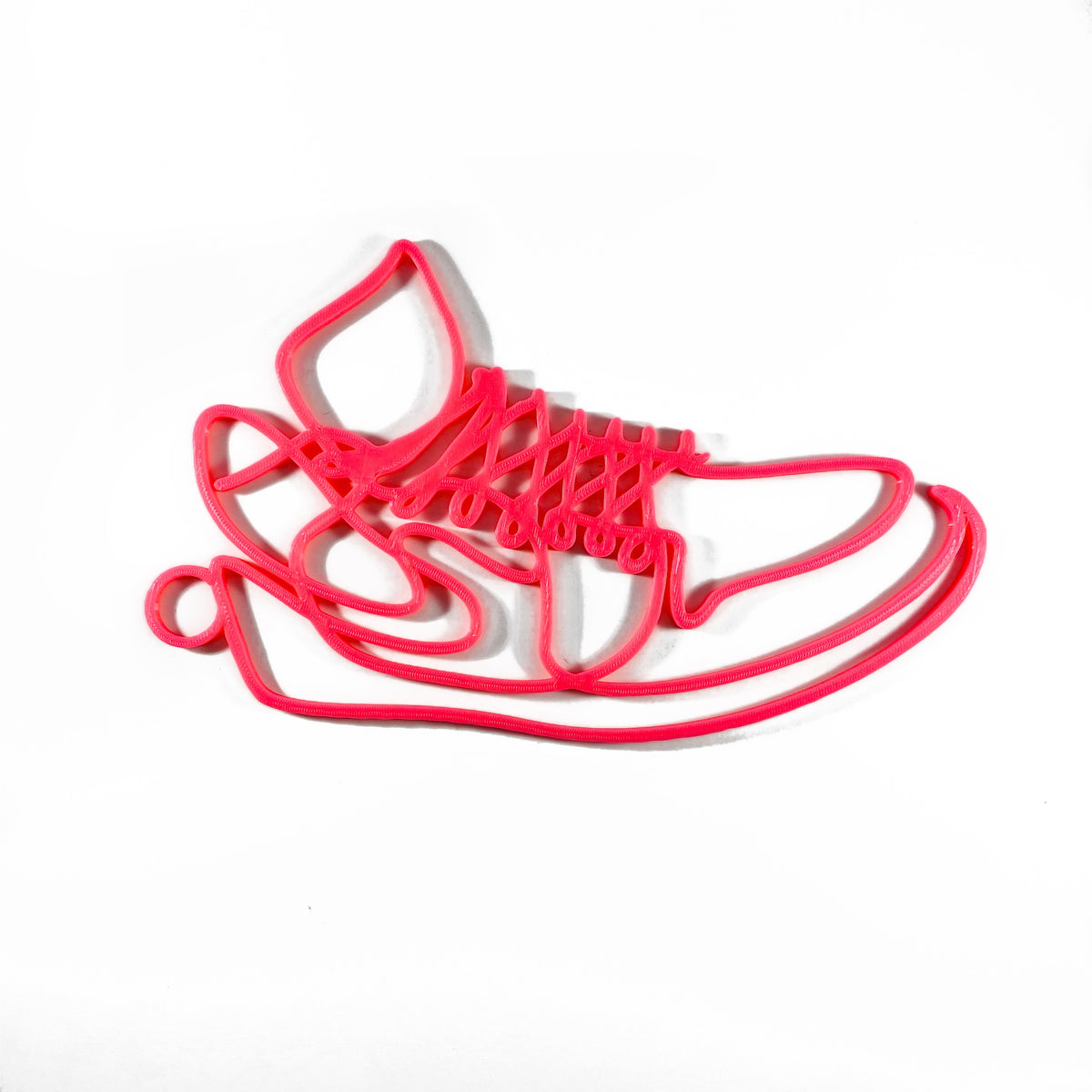 Original Athlete Silhouette 3D Relief - layered 3D-printed wall art piece, hand-finished by Soul Kid Dsgn, view 3