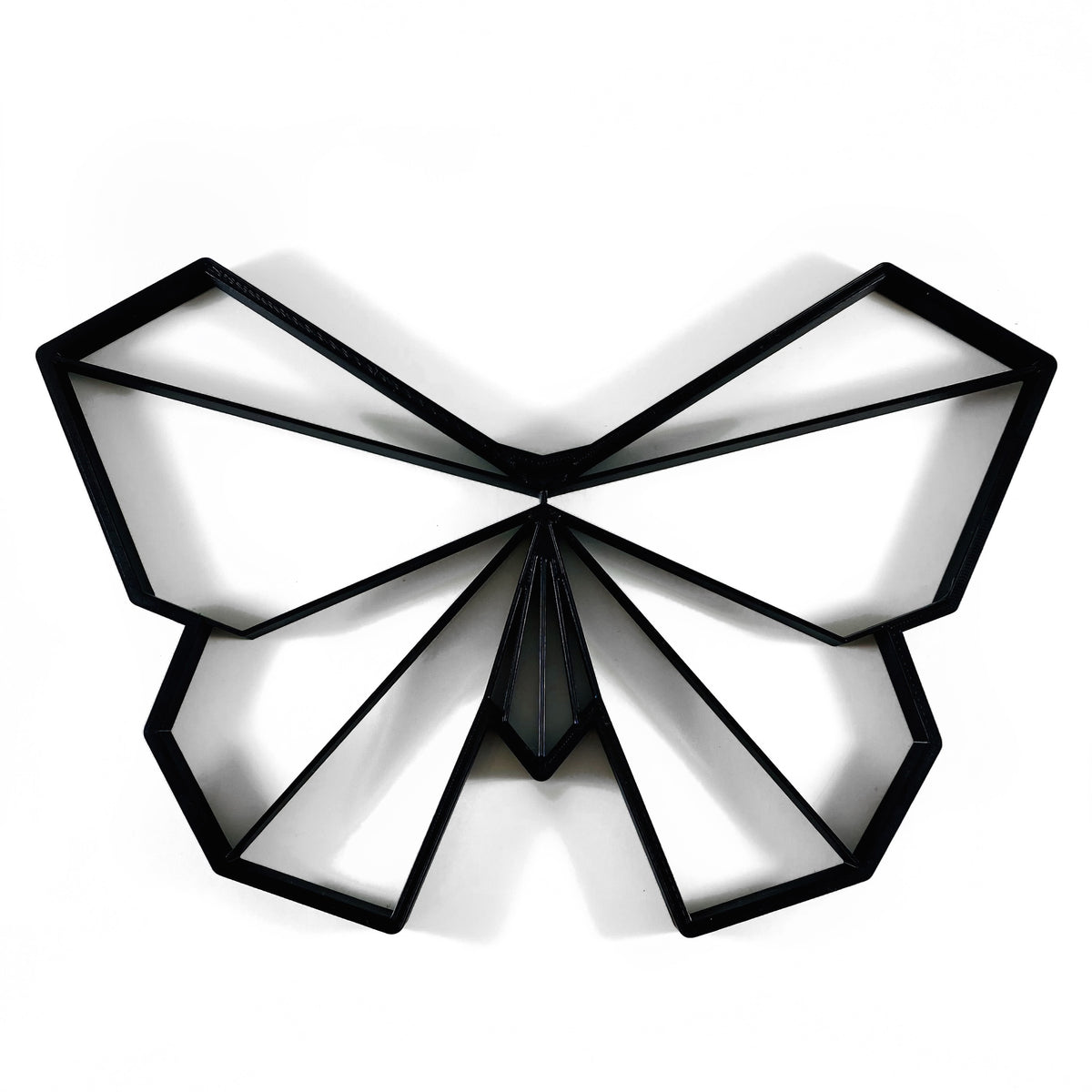 Original Geo Butterfly Relief - layered 3D-printed wall art piece, hand-finished by Soul Kid Dsgn